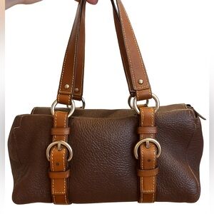 COACH Chelsea Pebbled Leather Satchel